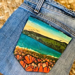 Custom Painted Denim